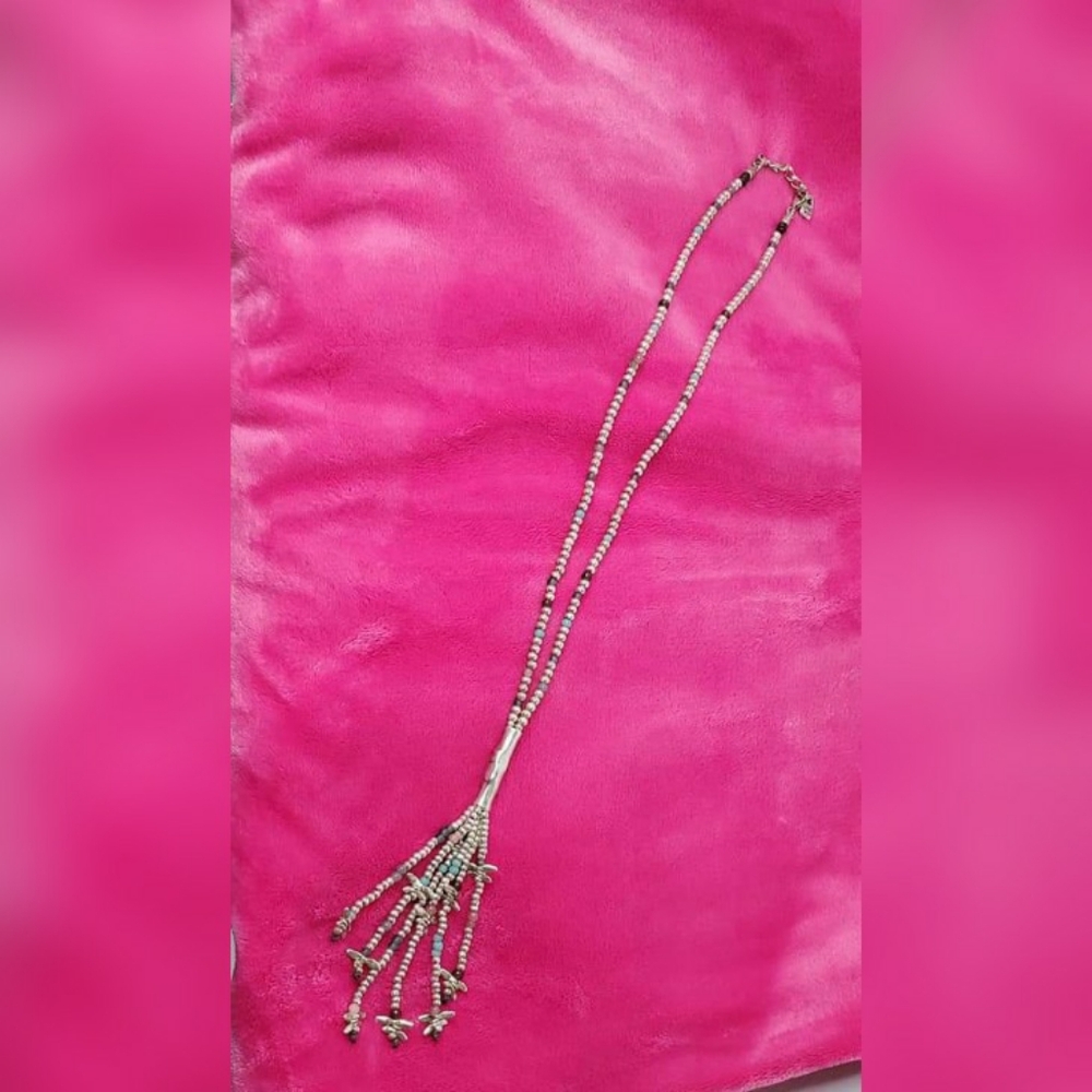 Uno De 50 Jellyfish Style Firefly Necklace With Color & Silver